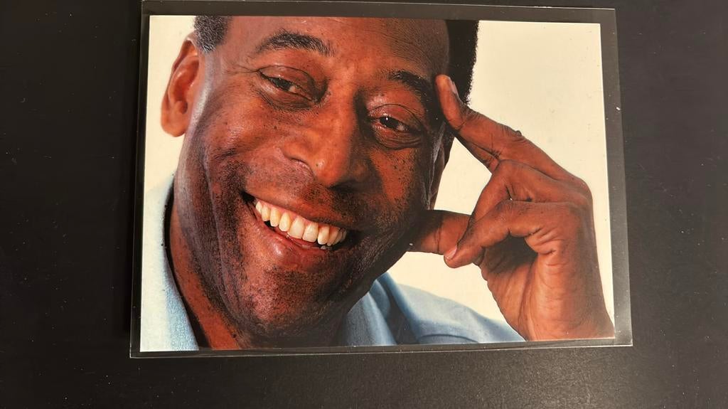 PELE   FC Santos Ansichtkaart, Verzenden, Zo goed als nieuw, Buitenlandse clubs, Spelerskaart