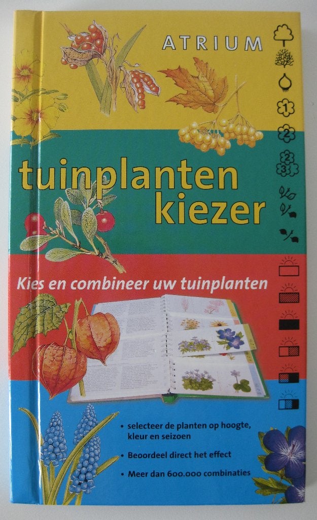 Boek: Atrium tuinplanten kiezer - Kies en combineer, Boeken, Ophalen of Verzenden, Zo goed als nieuw, Tuinieren en Tuinplanten