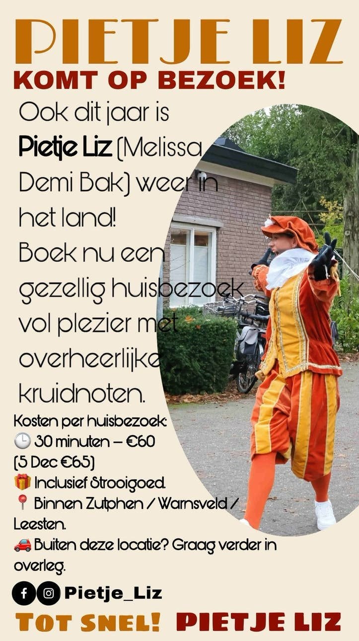 Pieten Advertentie., Diversen, Ophalen of Verzenden, Nieuw