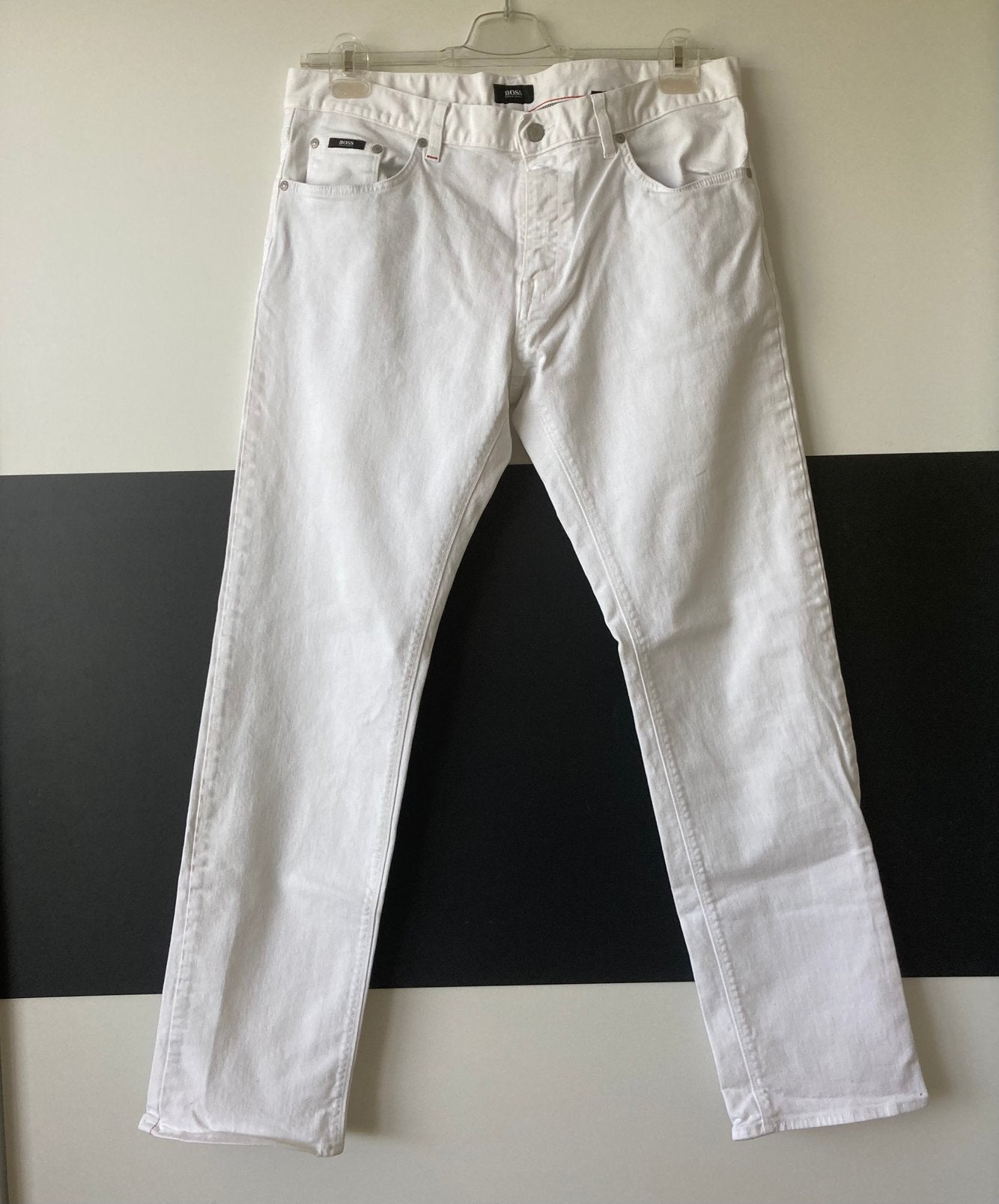 Heren Jeans BOSS (36/34), Ophalen of Verzenden, Zo goed als nieuw, Blauw, W36 - W38 (confectie 52/54)