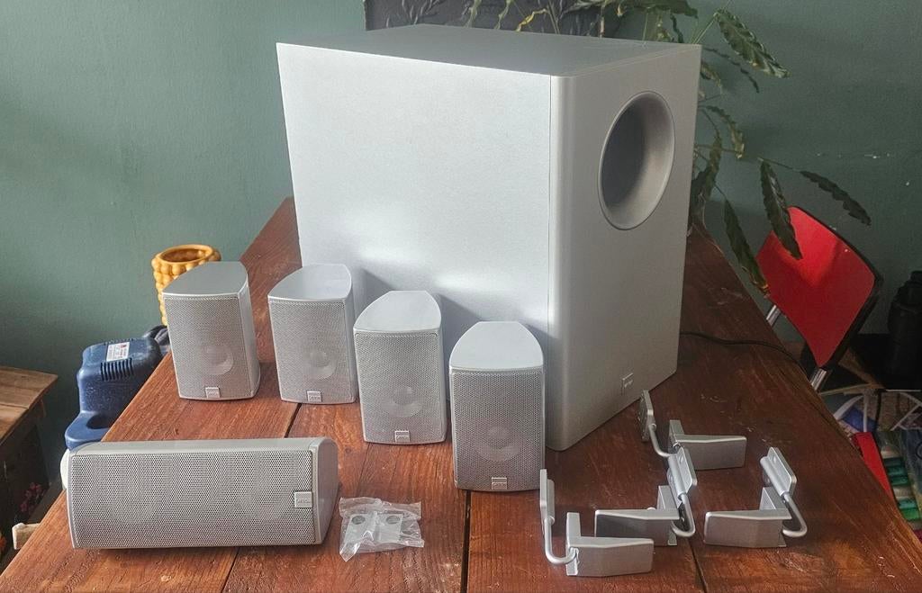 Canton 5.1 Surround Geluidssysteem CD 10 met Muurbeugels, Ophalen