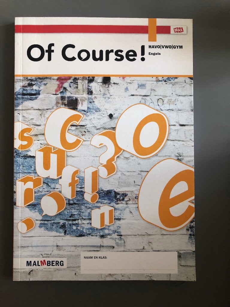 Of Course! Engels voor de bovenbouw (HAVO / VWO / Gym), Boeken, Schoolboeken, Ophalen of Verzenden, Zo goed als nieuw, HAVO, Engels
