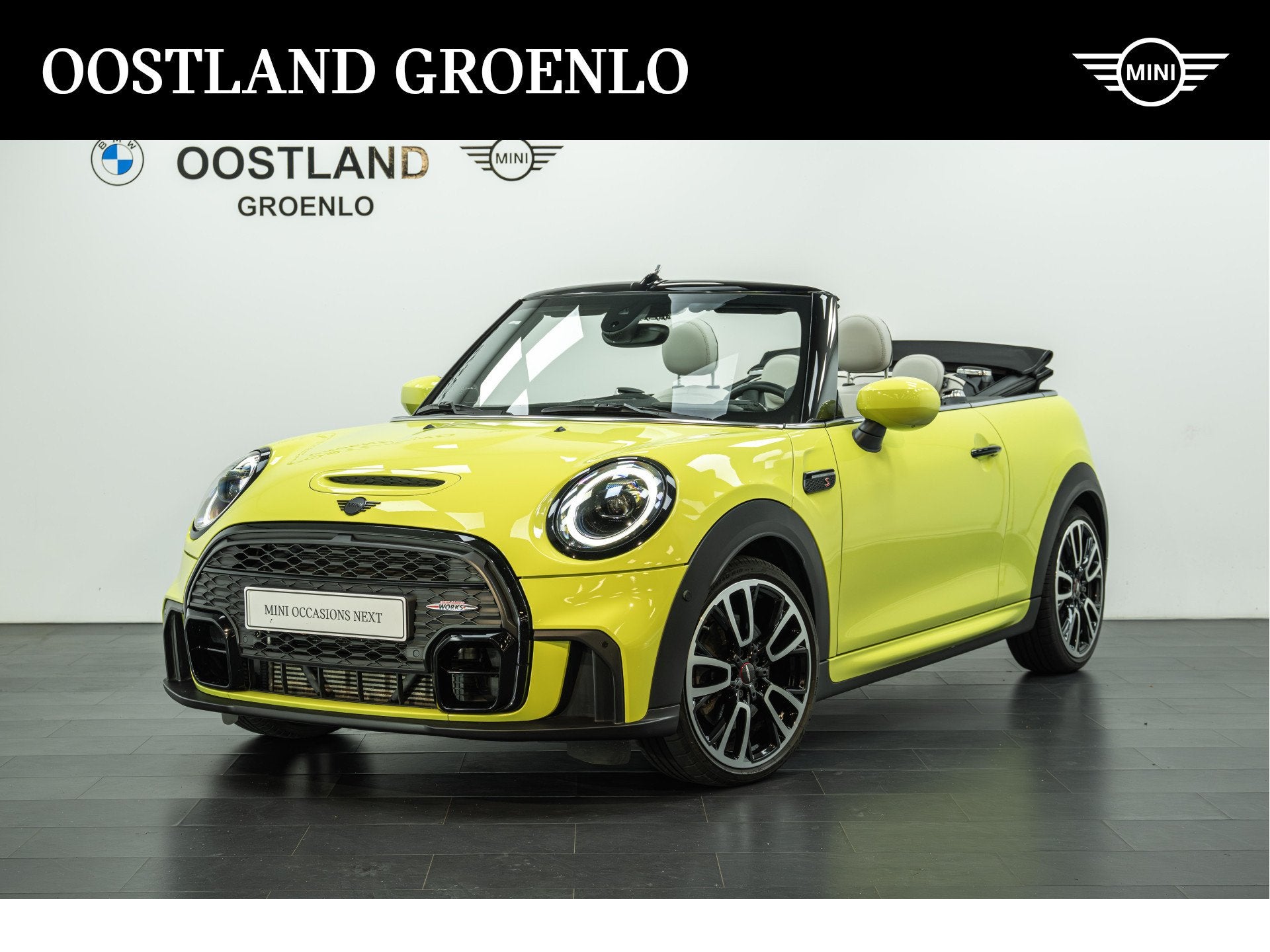 MINI Cabrio Cooper S JCW Automaat / Sportstoelen / Keyless E, Auto's, 1998 cc, 15 km/l, 4 cilinders, Bedrijf