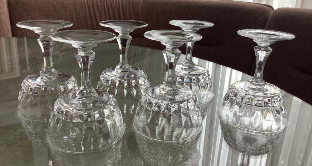 Cristal d'Arques Pompadour - Champagne Coupe - 6 stuks, Ophalen of Verzenden