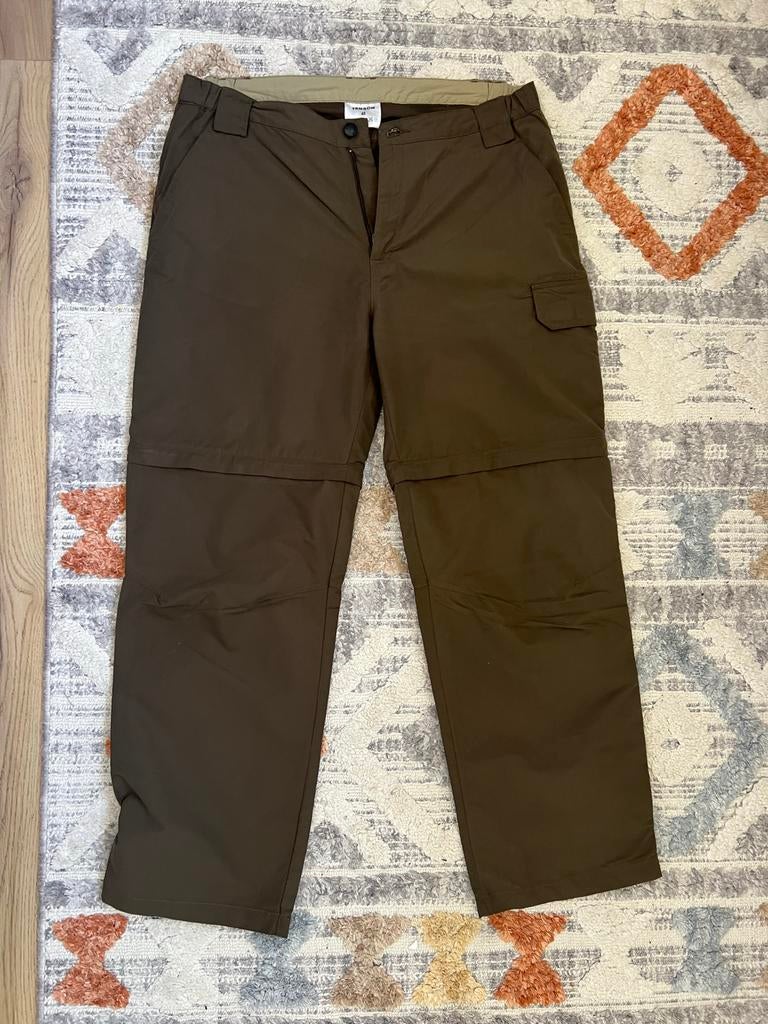 Tenson afritsbroek maat 42 (L), Kleding | Dames, Broeken en Pantalons, Bruin, Maat 42/44 (L), Ophalen of Verzenden, Zo goed als nieuw