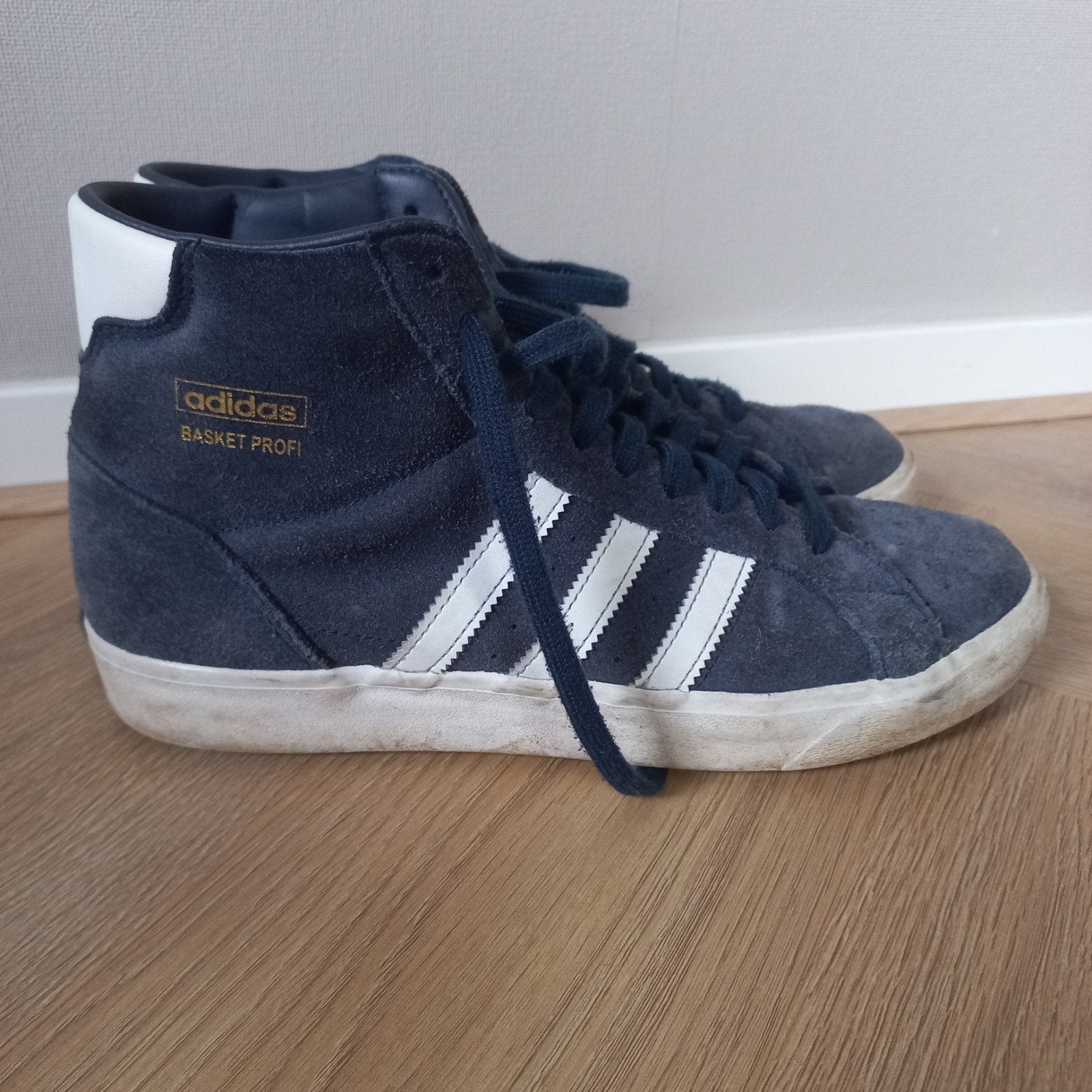 Adidas Basket Profi sneakers maat 42 2/3, Blauw, Ophalen of Verzenden, Sneakers of Gympen, Adidas