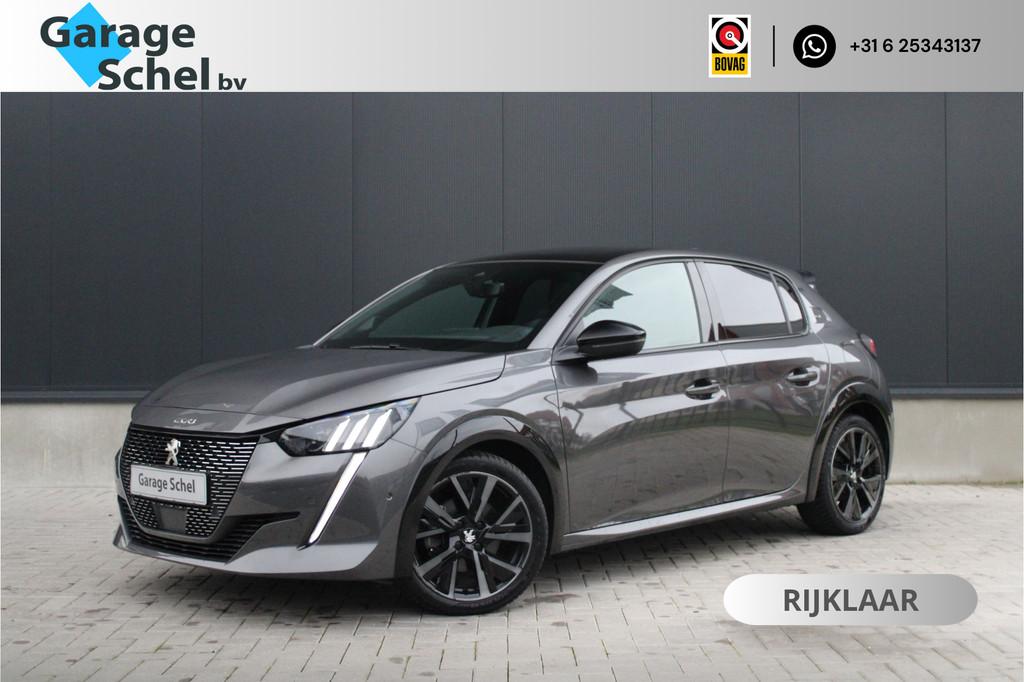 Peugeot 208 1.2 PureTech GT 100pk - Panorama - Navi - Camera, 12 maanden, 101 pk, Gebruikt, Leder en Stof