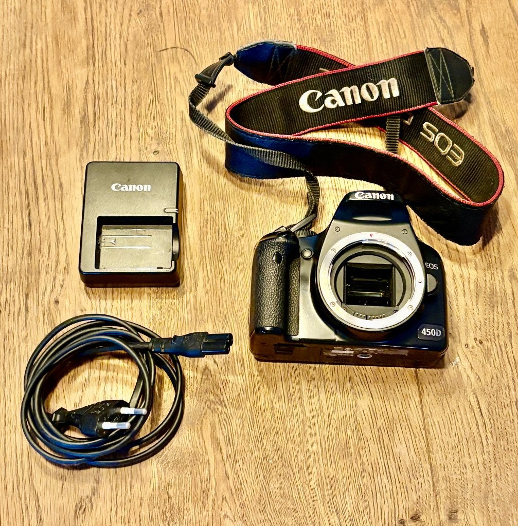 Canon EOS 450D body, Ophalen of Verzenden, Canon, Geen optische zoom