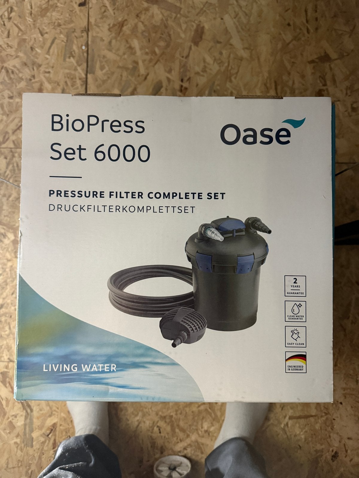 NIEUW Oase BioPress Set 6000 Drukfilter Vijverfilter, Ophalen of Verzenden, Nieuw