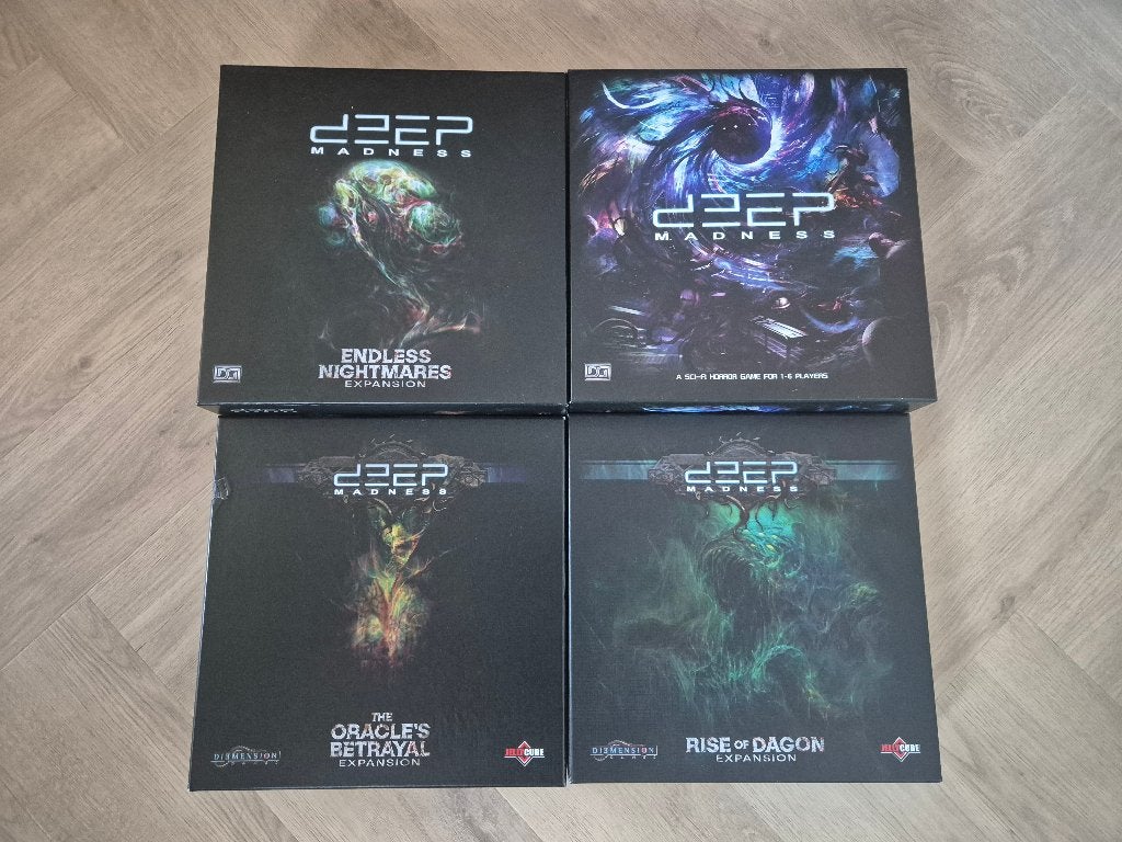 Deep Madness Kickstarter, Vijf spelers of meer, Ophalen of Verzenden, Zo goed als nieuw, Diemension Games