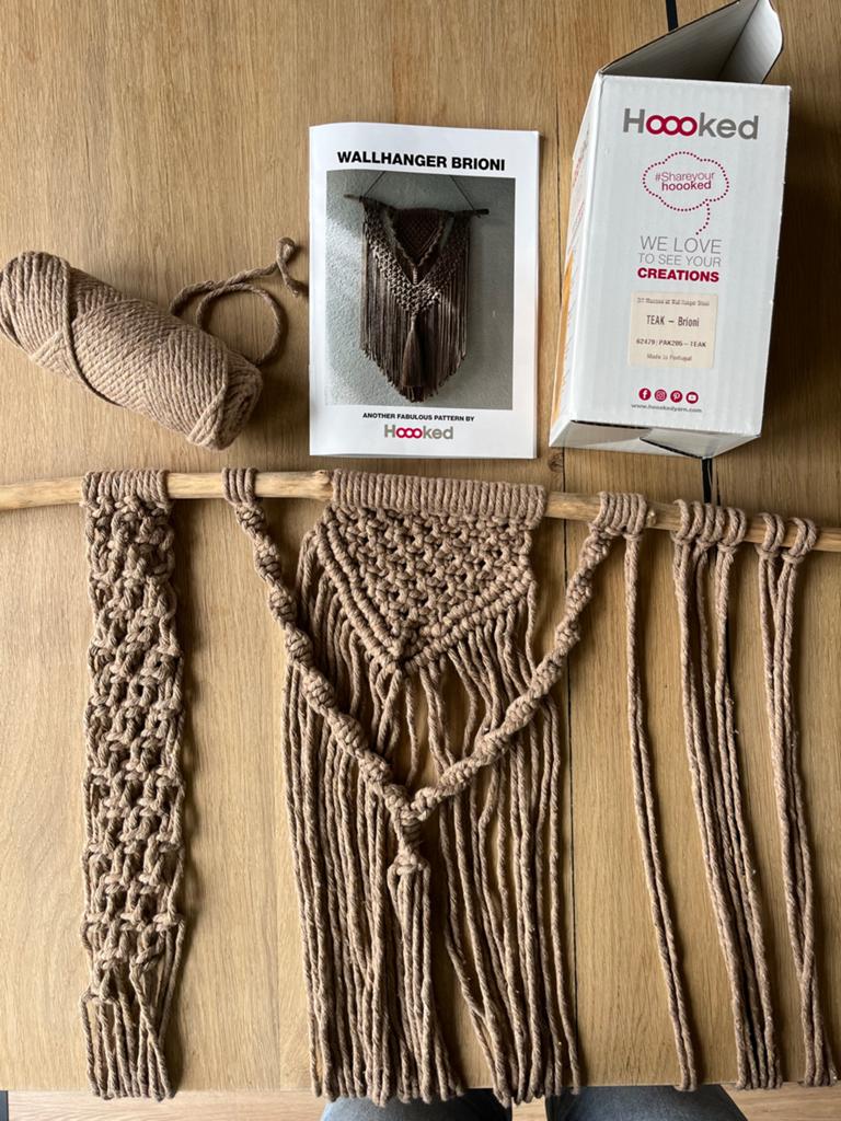 DIY Macramé Muurhanger Brioni van Hoooked, Ophalen, Handgemaakt, Textiel, Nieuw