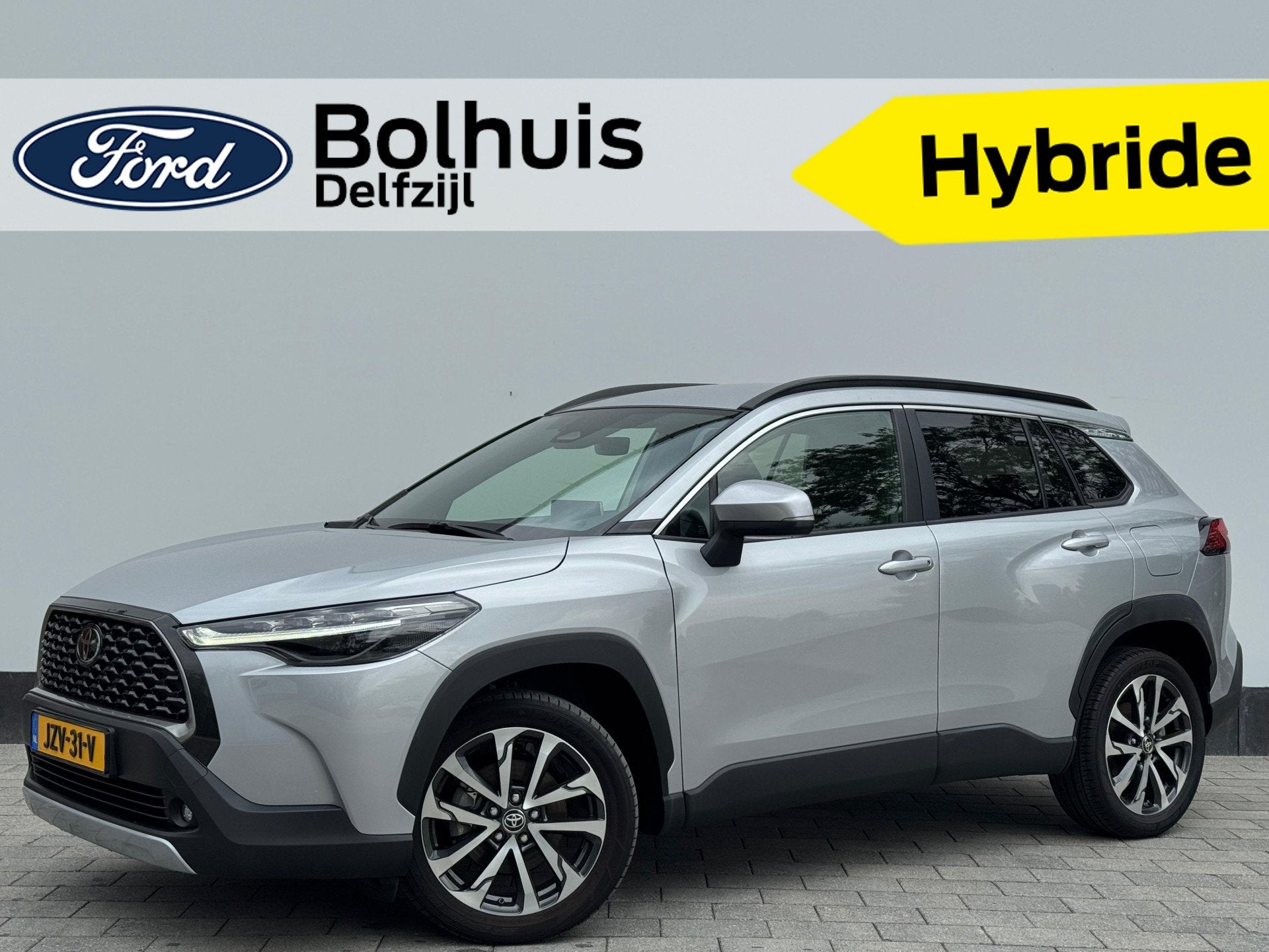 Toyota Corolla Cross Hybrid 140pk Dynamic | Adapt. Cruise |, Stof, Gebruikt, 4 cilinders, Bedrijf