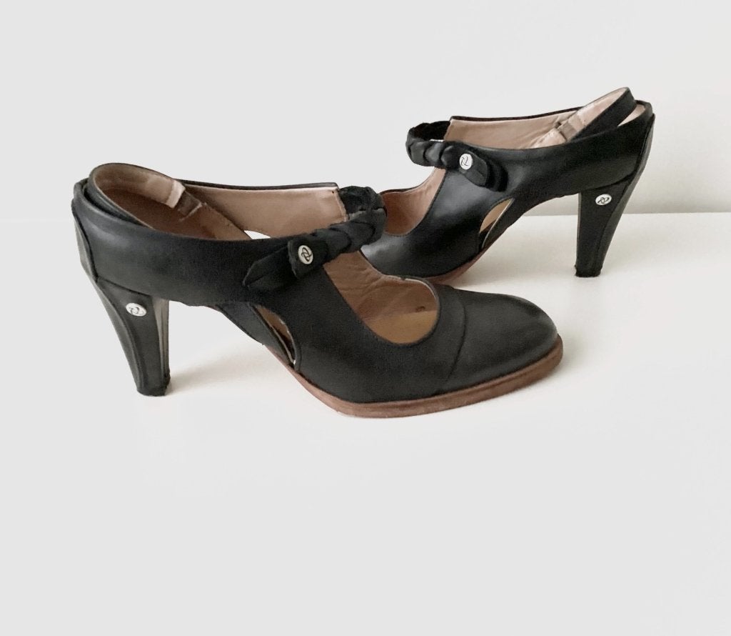 Prachtige Portugese ATELIER DO SAPATO Pumps 37 uit Portugal, Ophalen, Pumps, Blauw, Atelier Do Sapato