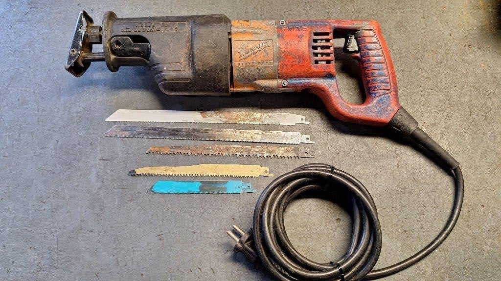 Milwaukee SSE 1000 Watt Schrobzaag alleszaag, ., Ophalen of Verzenden, Zo goed als nieuw, ,