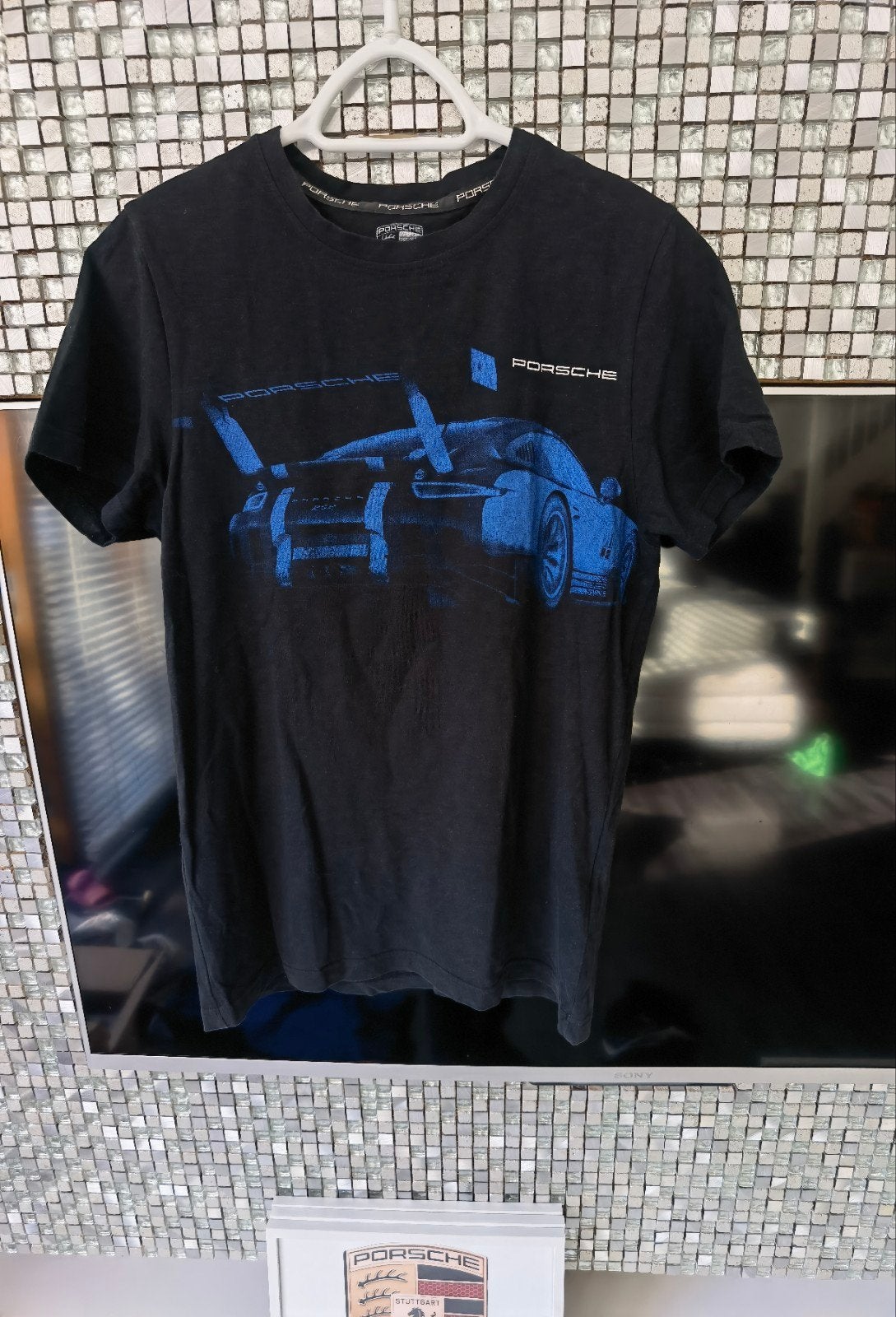 origineel porsche T-shirt  Maat : S, Zwart, Ophalen of Verzenden, Zo goed als nieuw, Porsche