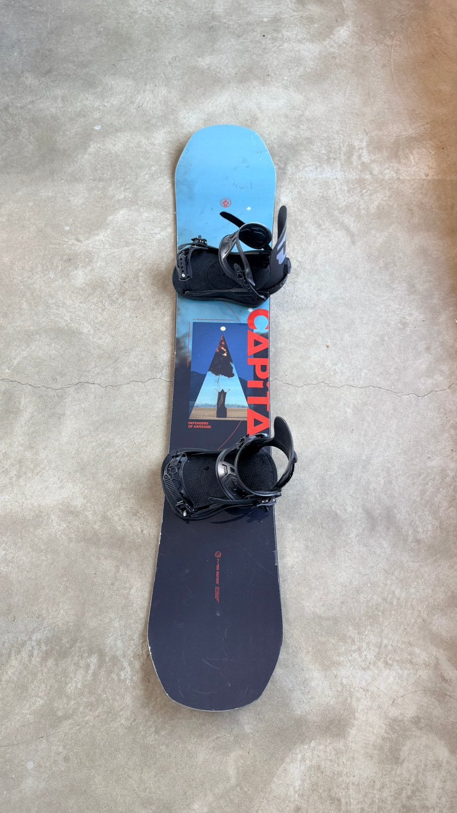 Capita DOA snowboard 156cm, Ophalen of Verzenden, Zo goed als nieuw, Board