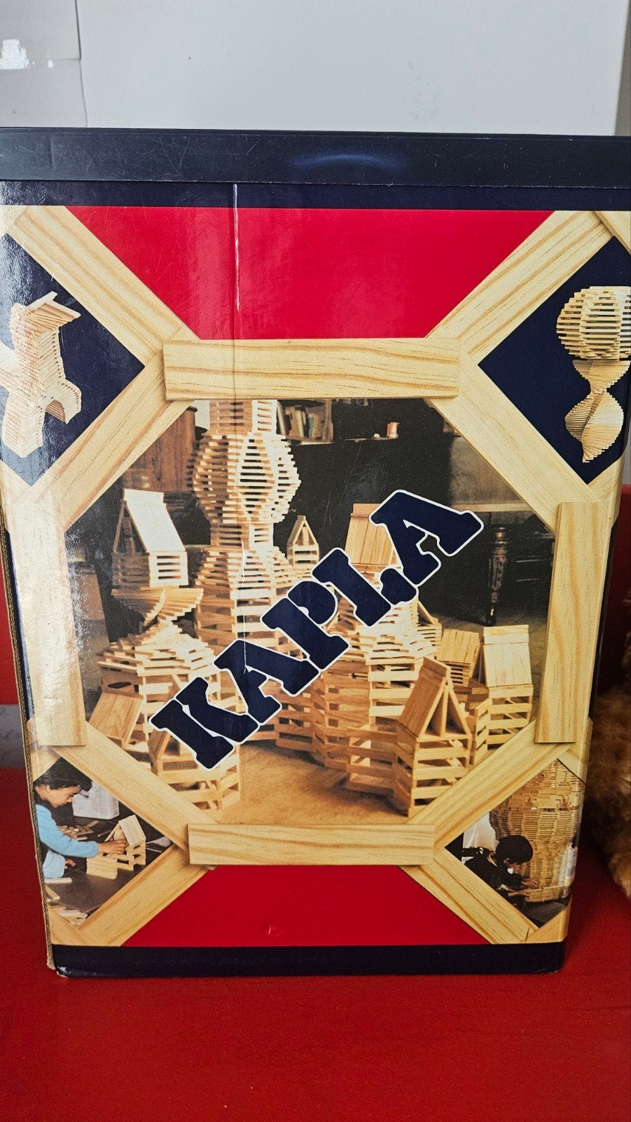KAPLA bouwblokken set - creatief houten speelgoed, Kinderen en Baby's, Speelgoed | Bouwstenen, Ophalen of Verzenden, Gebruikt