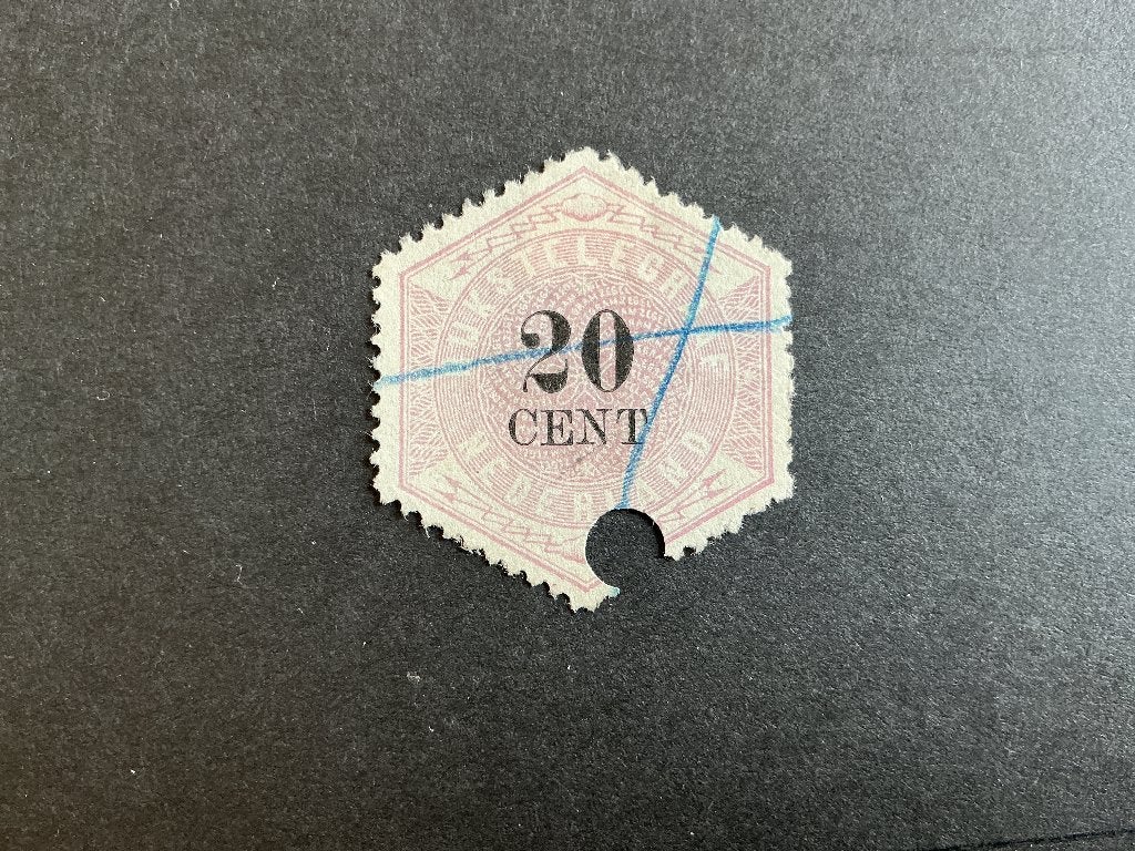 Telegram nr.6, Verzenden, T/m 1940, Gestempeld