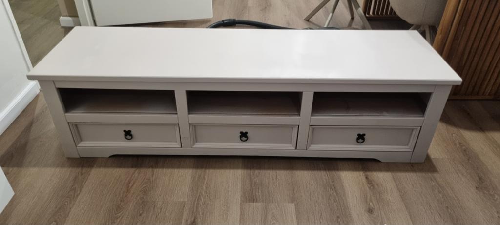Eiken tv-meubel gratis af te halen, Huis en Inrichting, Ophalen, Gebruikt, 100 tot 150 cm, Eikenhout