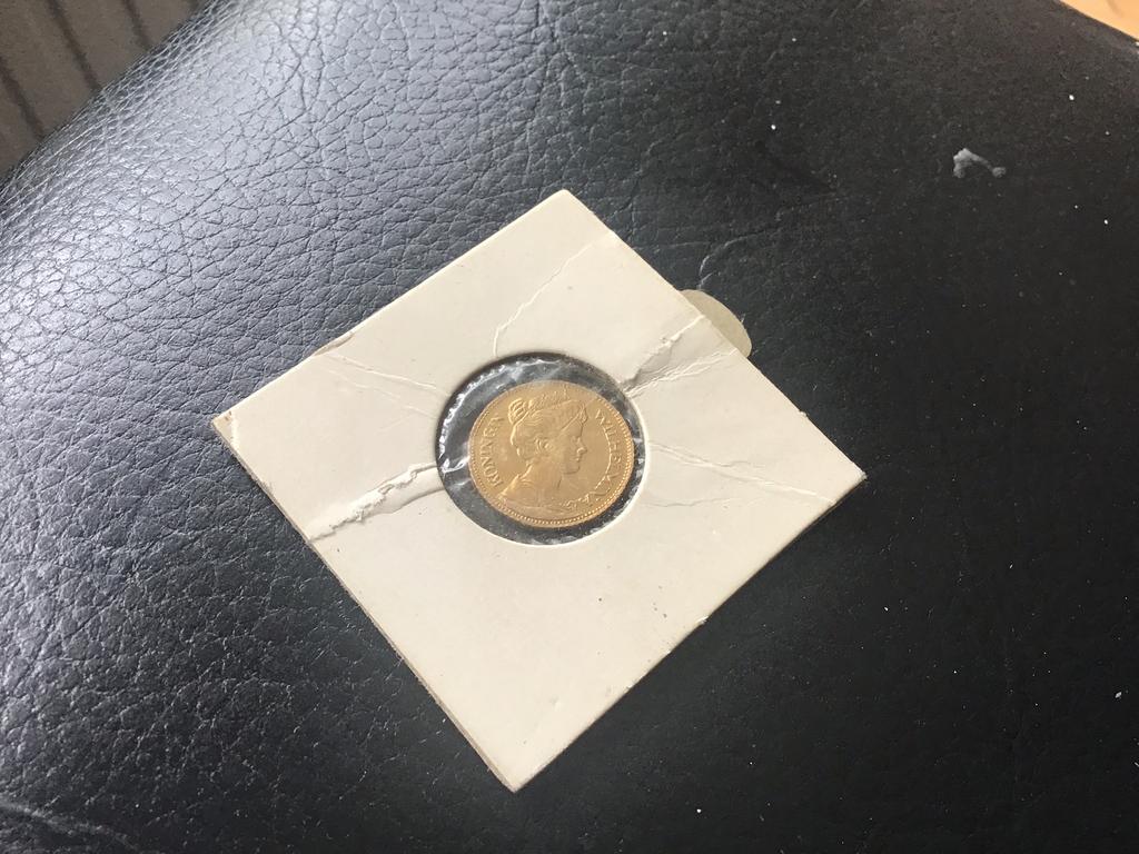 Gouden 5 gulden munt, Ophalen