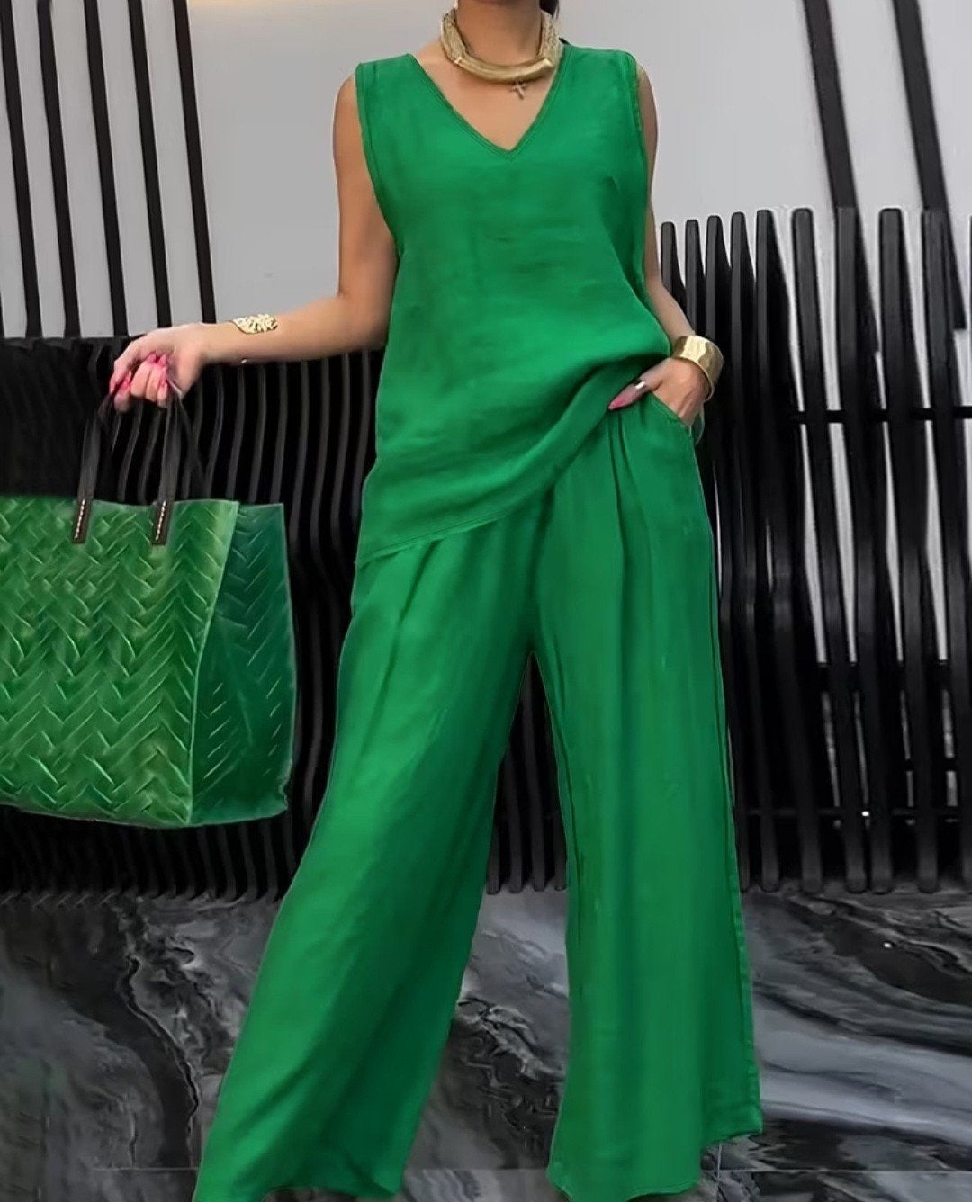 Dames set broek/top maat L, Ophalen of Verzenden, Zo goed als nieuw