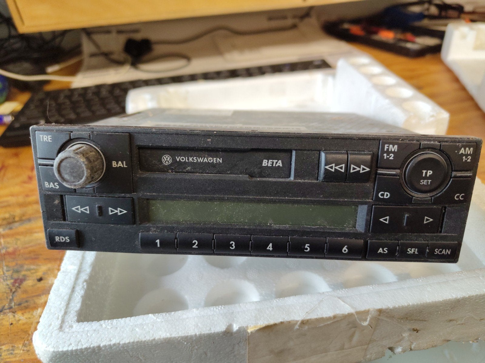 Blaupunkt Volkswagen radio, cassettespeler, Ophalen of Verzenden, Gebruikt