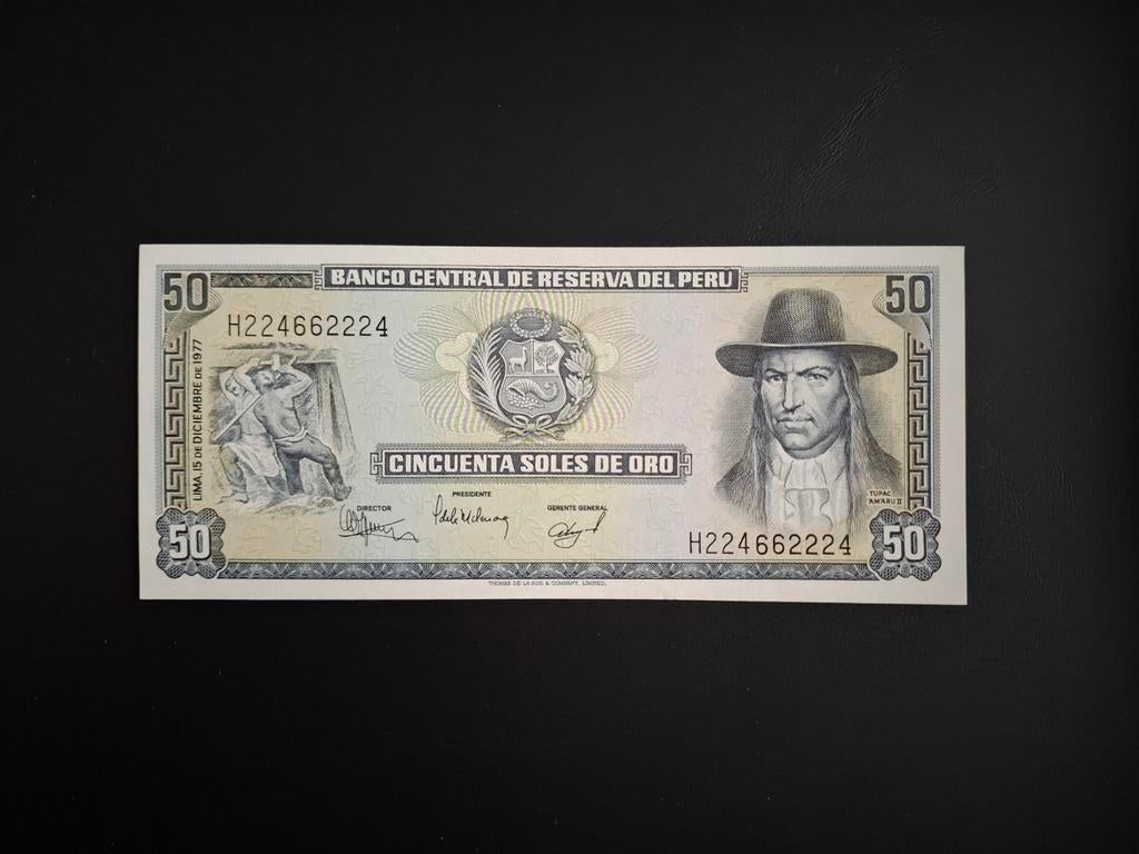 50 sole Peru #025, Verzenden, Zuid-Amerika, Los biljet