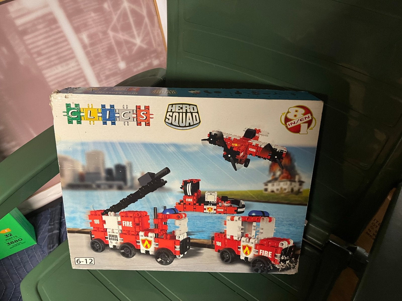 Clics Hero Squad Bouwset - Brandweer Thema, Ophalen, Gebruikt, Overige merken