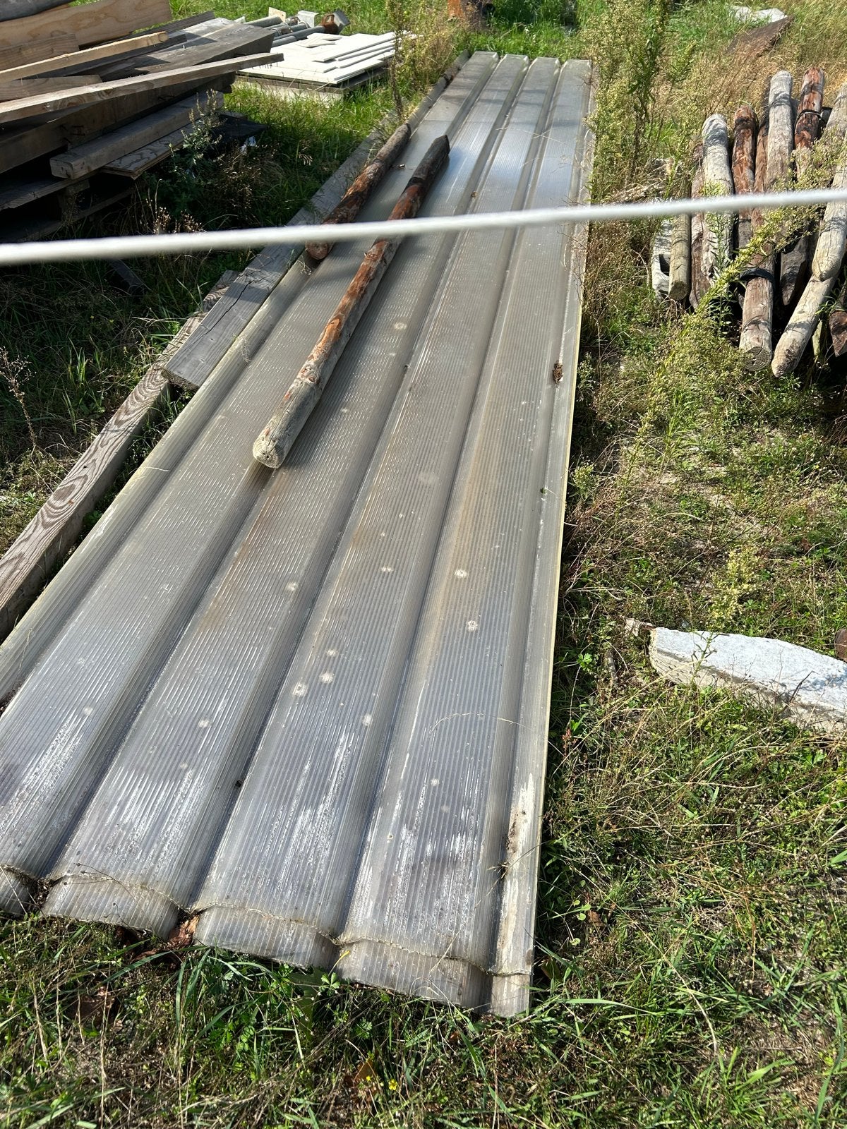 4 Lichtdoorlatende geisoleerde Platen - 520x90 cm, Overige materialen, Gebruikt, ., Ophalen