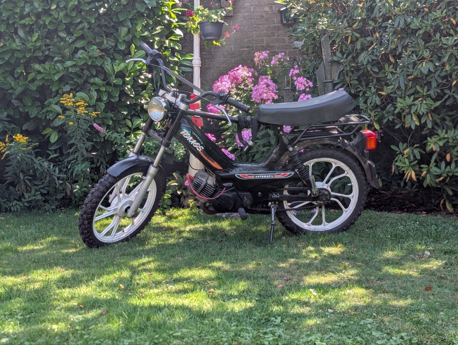 Tomos 65cc met 17.5mm carburateur en crossbanden, Ophalen, Gebruikt, Overige modellen, 65 cc