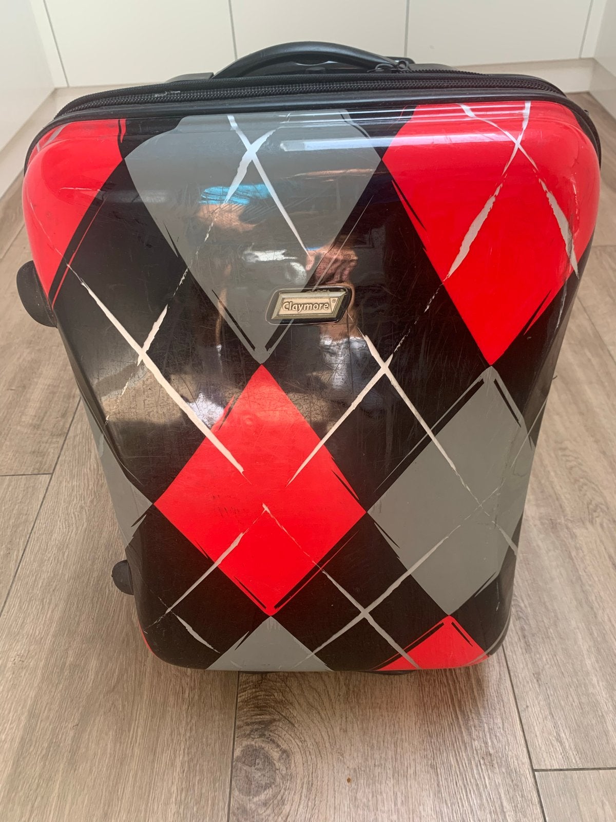 Hardcase Koffer met zijwieltjes - 60x42x26 en Uitbreidbaar, 60 tot 70 cm, Wieltjes, Gebruikt, Hard kunststof