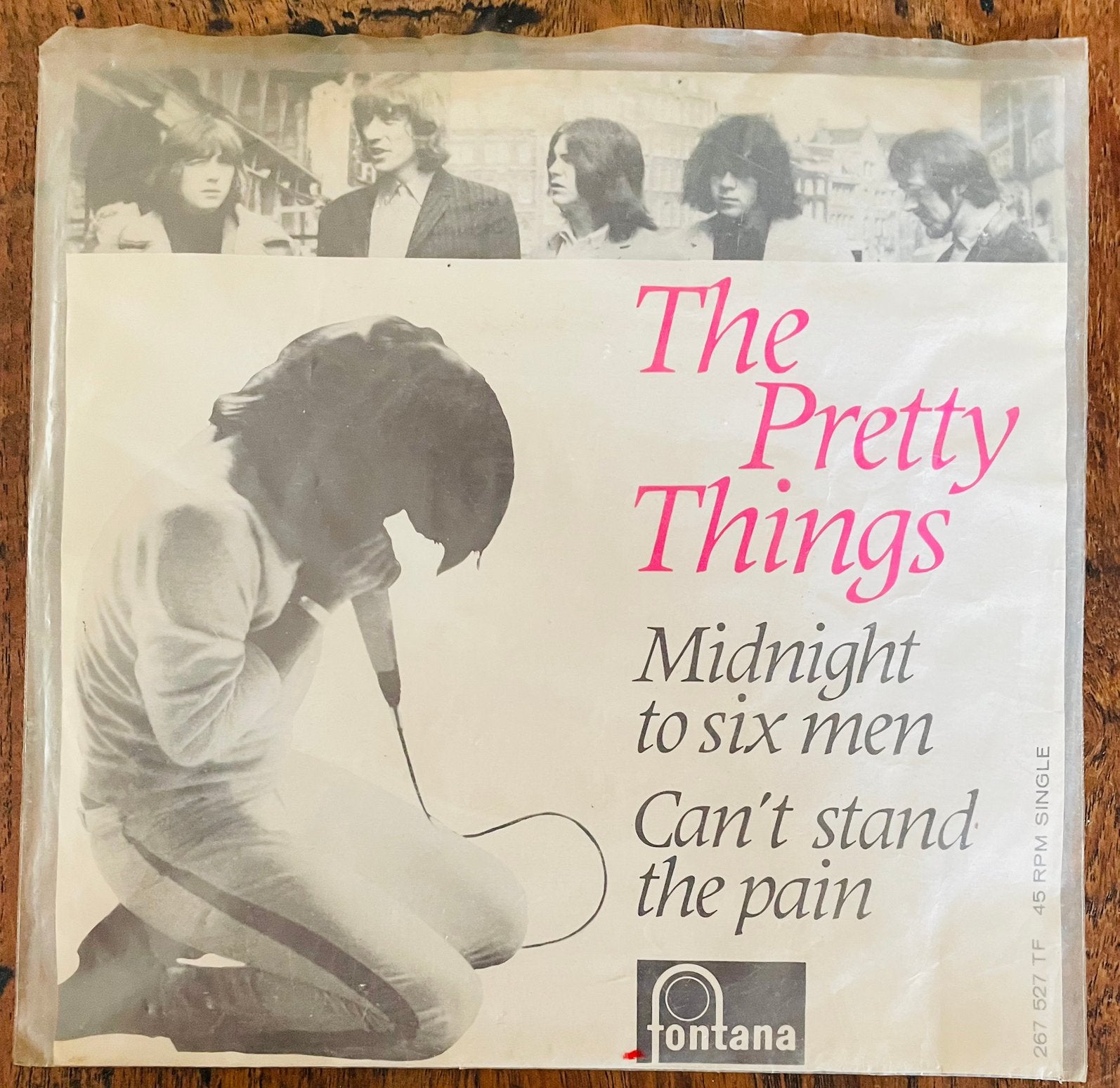 The Pritty Things Midnight to six men op fontana label 1965, Cd's en Dvd's, Gebruikt, Originele persing, 7 inch, Ophalen of Verzenden