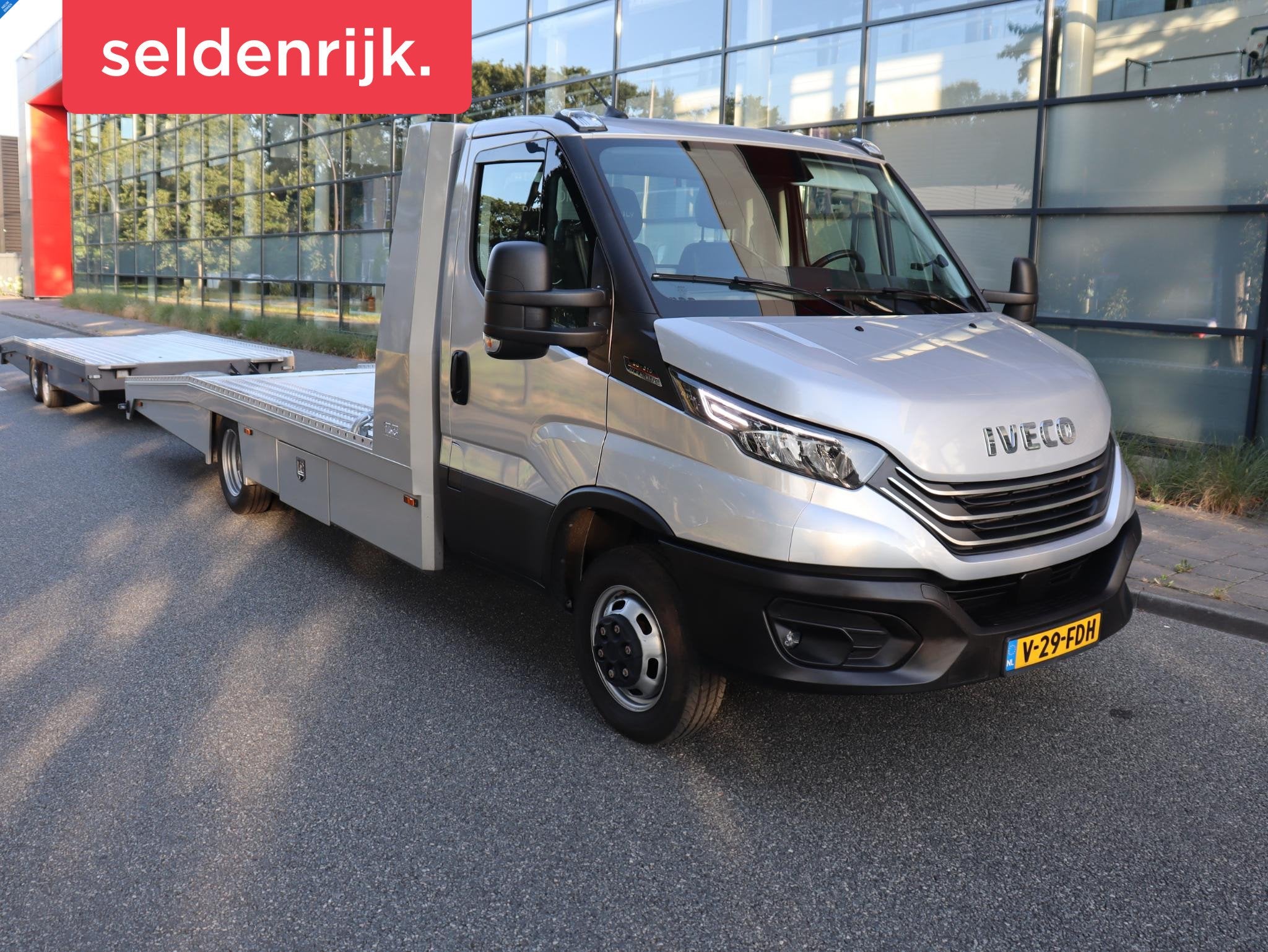 Iveco 50c21 Daily 3.0 410 | Auto transporter | Tijhof | Navi, Auto's, Bestelauto's, Automaat, Gebruikt, Euro 6, 4 cilinders