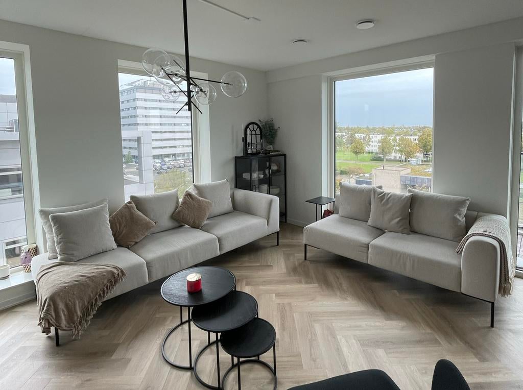 Montel Sava Hoekbank - Stijlvol en Comfortabel, Huis en Inrichting, Banken | Bankstellen, Ophalen, Gebruikt, 100 tot 125 cm, Hoekbank