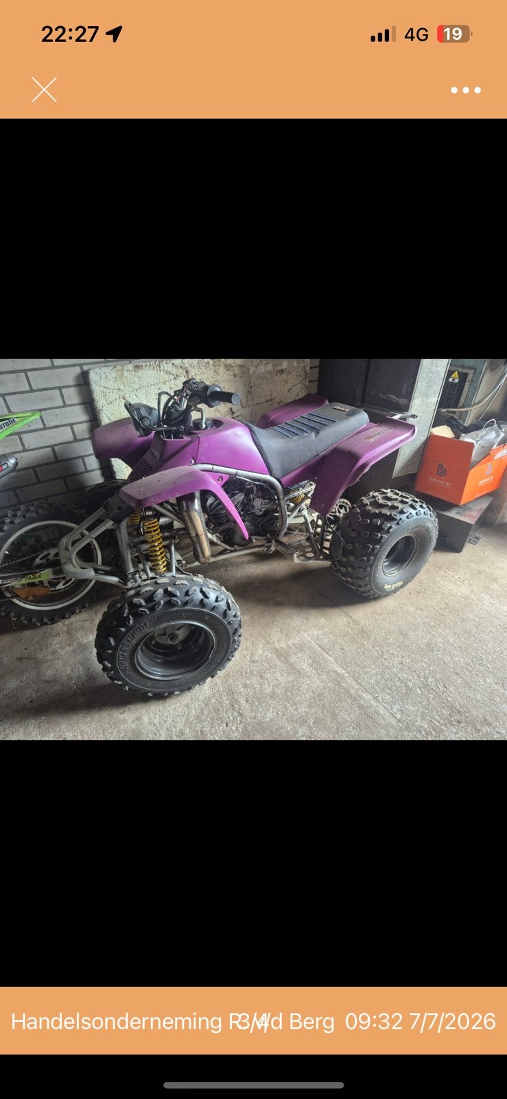 Yamaha blaster 350cc rd yamaha banshee project rollend frame, Ophalen of Verzenden