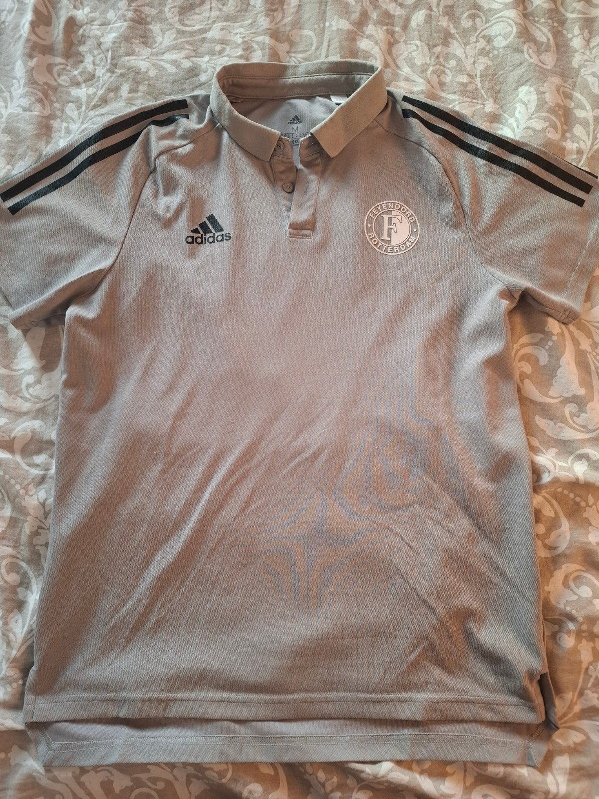 Feyenoord Adidas Polo Shirt Maat M, Maat 48/50 (M), Ophalen of Verzenden, Zo goed als nieuw, Adidas