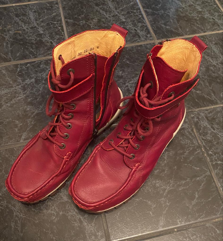 Tka Wolky sportive laarsjes zgan 38, Kleding | Dames, Schoenen, Ophalen of Verzenden, Zo goed als nieuw, Rood