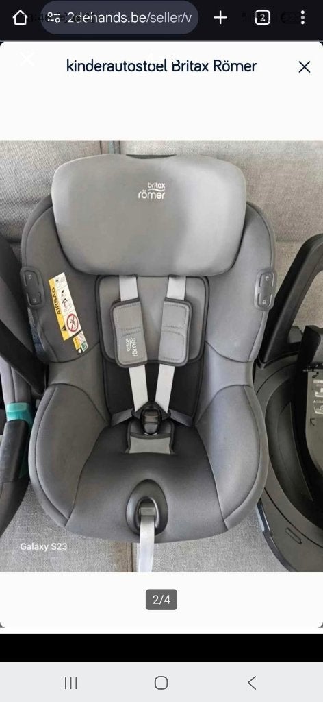 Kinderautostoeltje Britax römer, Romer, 15 t/m 36 kg, Ophalen of Verzenden, Zo goed als nieuw