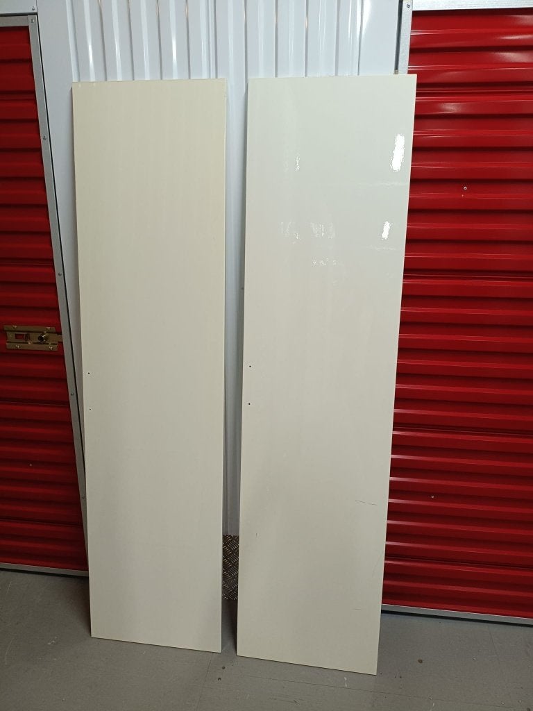 2 IKEA FARDAL kastdeuren 50x195 cm – hoogglans wit, Ophalen, Gebruikt, 50 tot 100 cm, 150 tot 200 cm