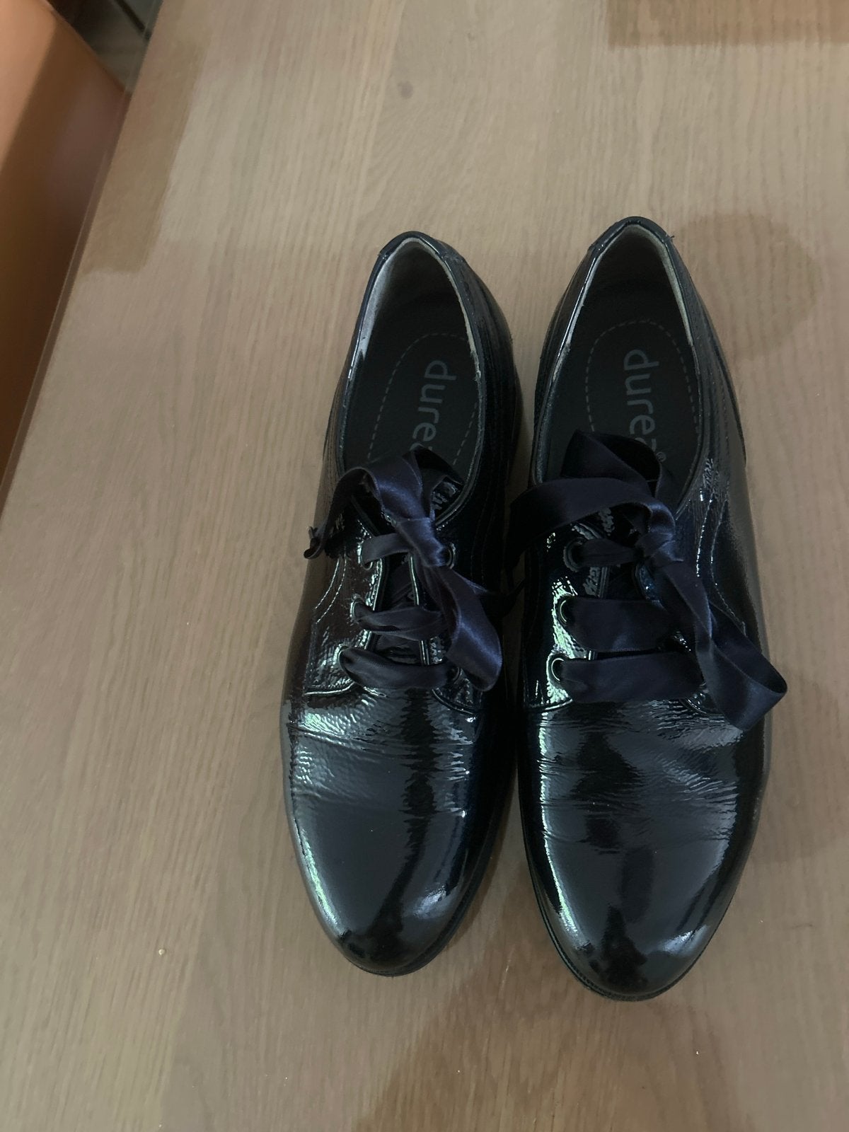Durea klassieke schoenen, maat 5,5, wijdte H, Schoenen met lage hakken, Blauw, Ophalen of Verzenden, Zo goed als nieuw