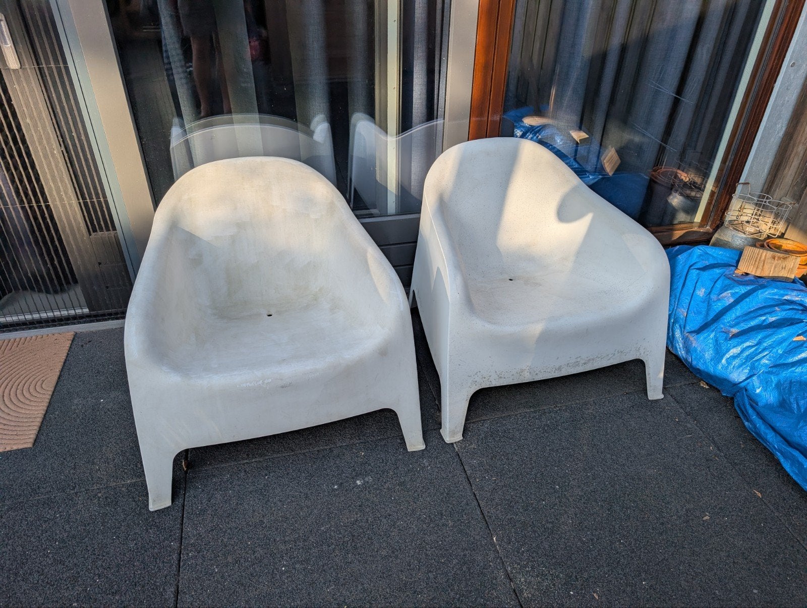 Ikea skarpo tuinstoel, Tuin en Terras, Tuinstoelen, Ophalen, Gebruikt, Kunststof, Stapelbaar