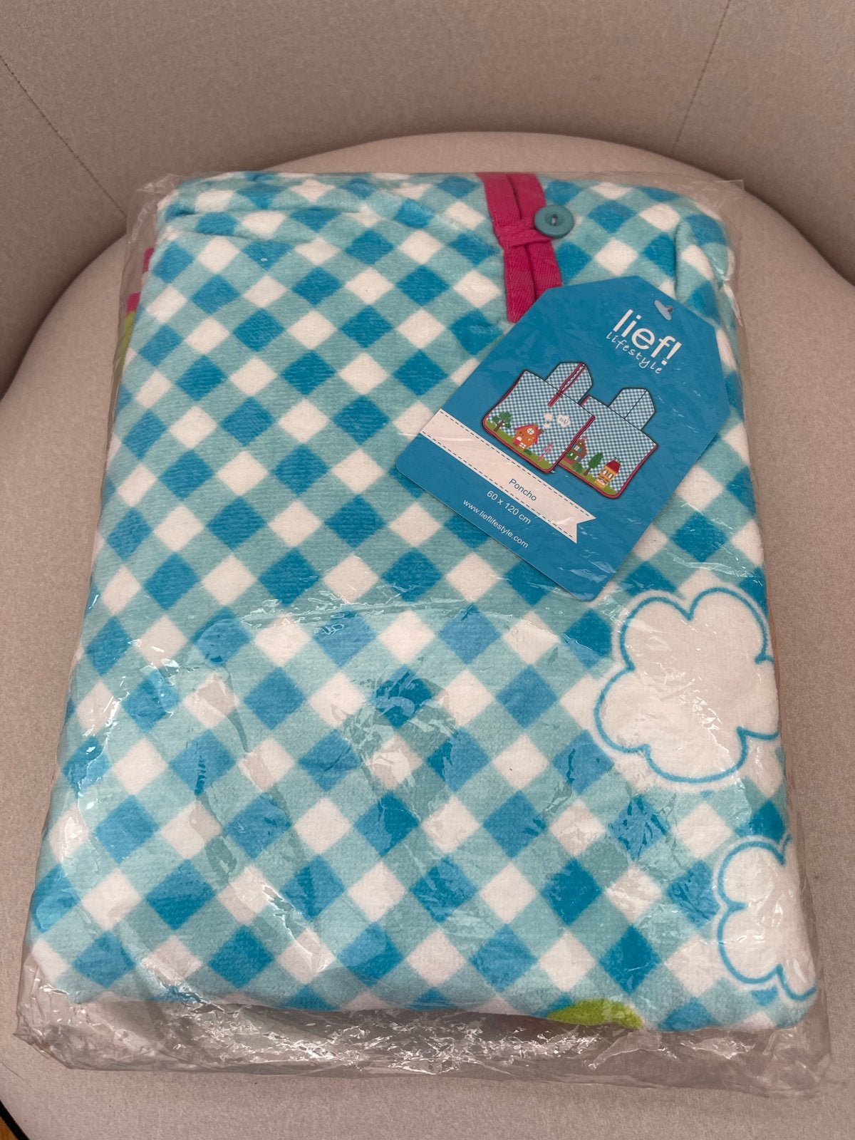 Nieuw Lief! Lifestyle badponcho 60x120 cm, Ophalen of Verzenden, Nieuw
