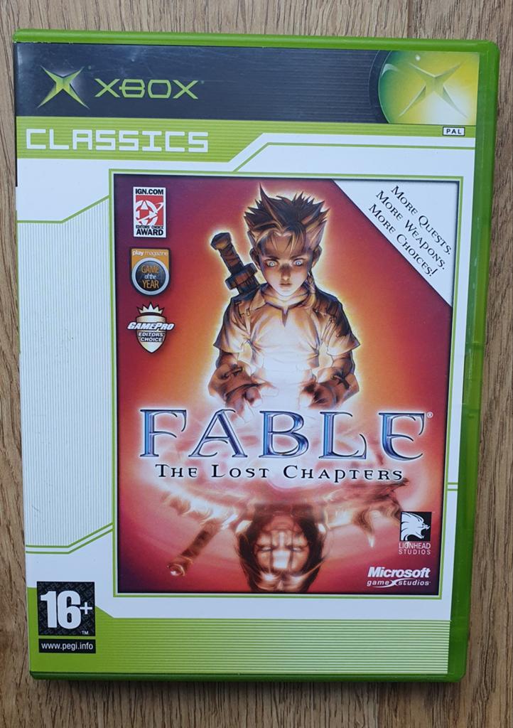 Xbox spel; Fable, the lost chapters, incl hoes+boekje, 16+, Spelcomputers en Games, 1 speler, Ophalen of Verzenden, Avontuur en Actie