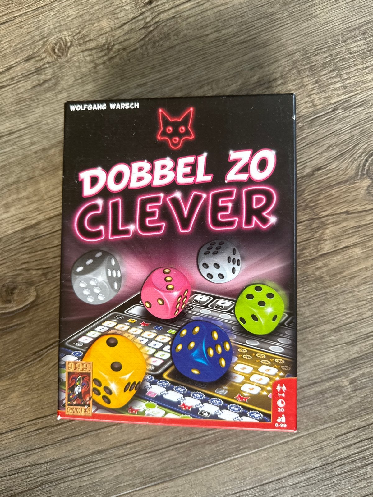 Dobbel Zo Clever - Zonder dobbelstenen, Een of twee spelers, Ophalen of Verzenden, Zo goed als nieuw