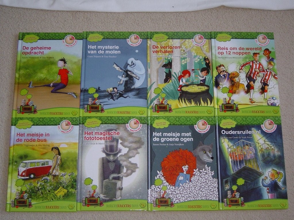 complete serie van 8 boeken Boekenbakkers (nieuw), Boeken, Ophalen of Verzenden, Nieuw, Fictie