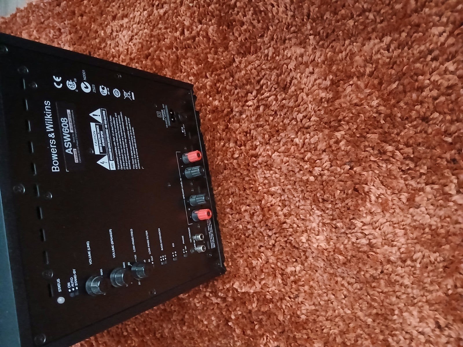 Schitterende SUBWOOFER ASW608 VAN B&W MET SCHITTEREND GELUID, Ophalen of Verzenden, Zo goed als nieuw, Subwoofer, Overige merken