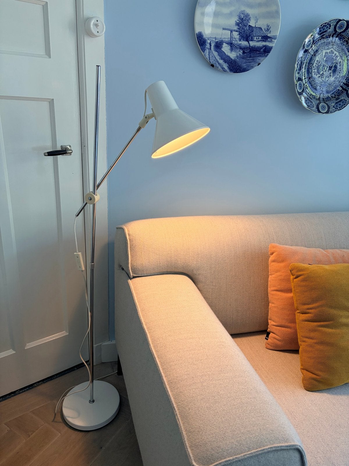Vintage Ikea G609 Vloerlamp -jaren 80/90, Ophalen, Gebruikt, 100 tot 150 cm, E27 (groot)