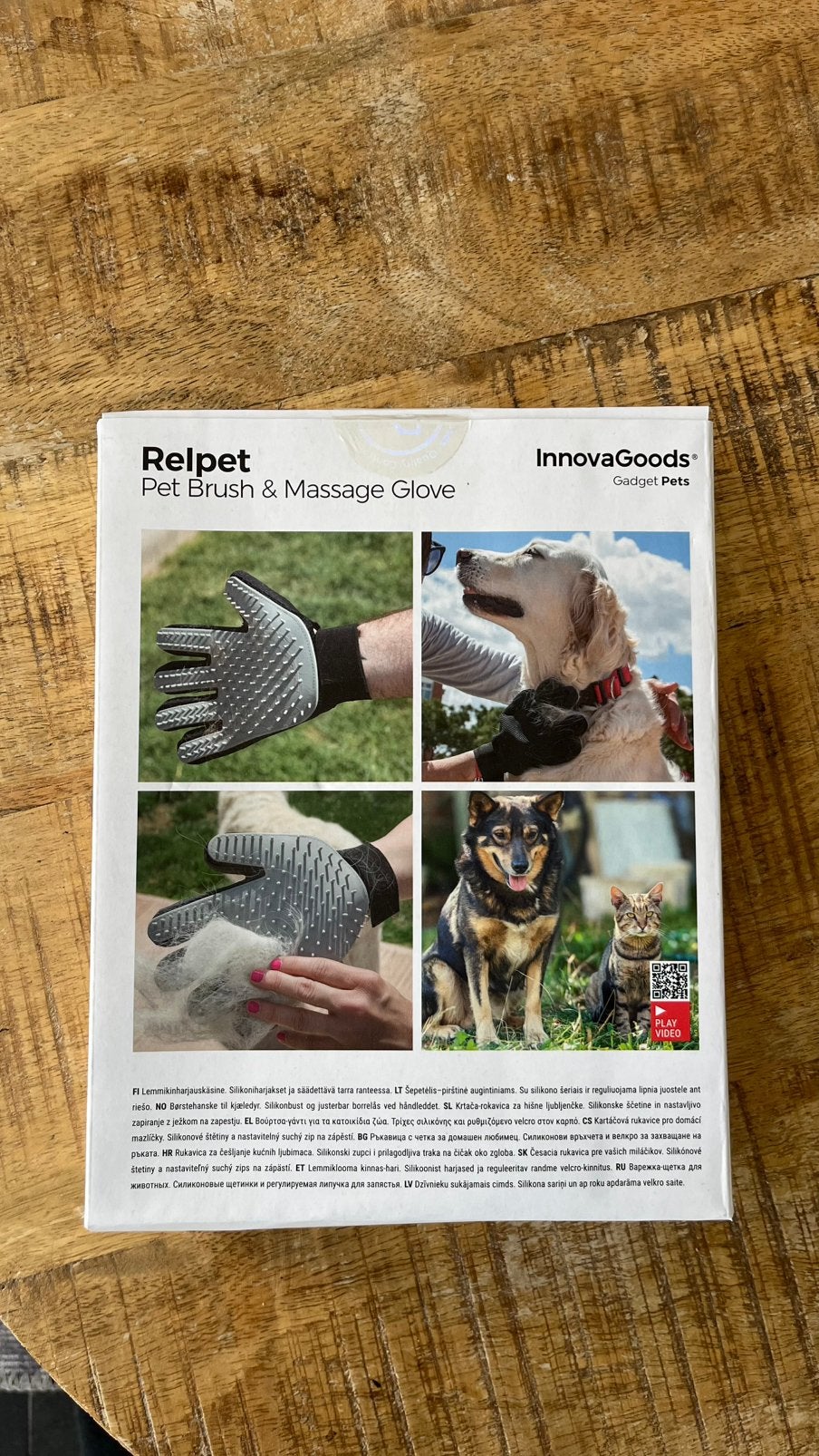 Innovagoods pet brush & massage glove, Overige merken, Ophalen of Verzenden, Nieuw, Overige typen