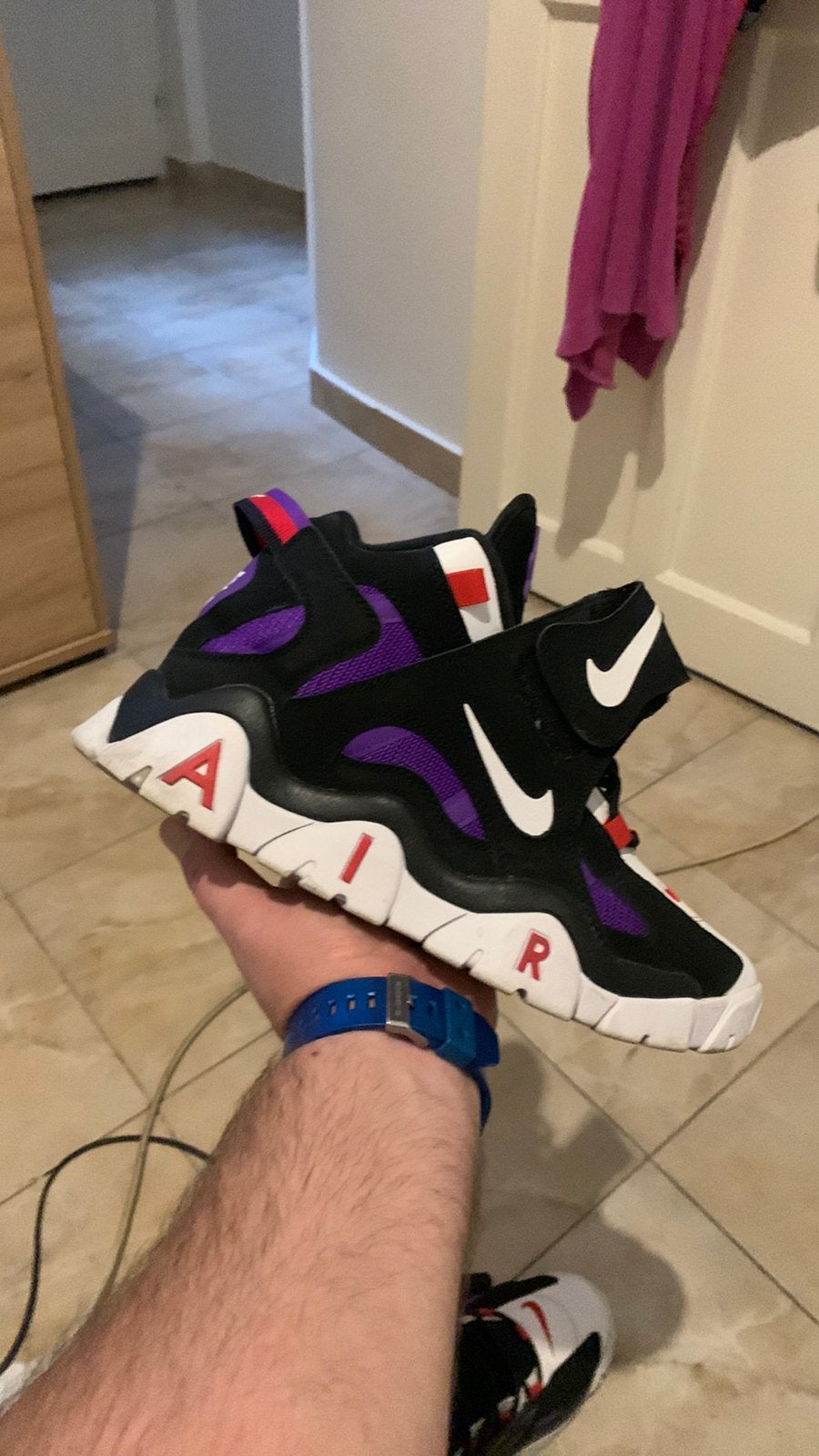 NIKE AIR BARRAGE MID OG-‘Raptors”/2019/Size 44.5, Overige kleuren, Sportschoenen, Ophalen of Verzenden, Zo goed als nieuw