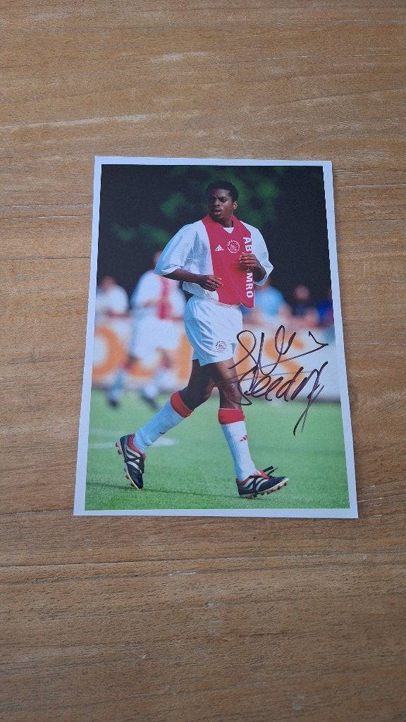 Foto 20x25cm met handtekening; Stefano Seedorf # Ajax, Ophalen of Verzenden, Nieuw, Ajax, Overige typen